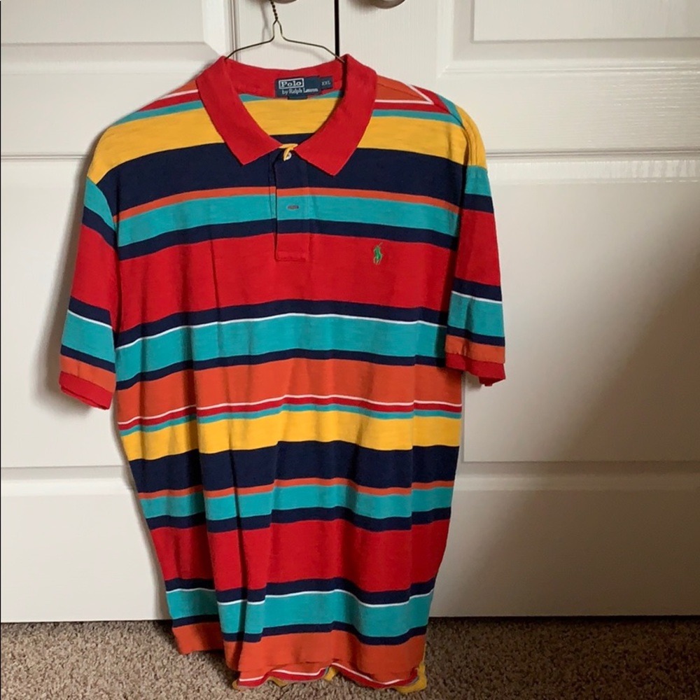 Multi colored Polo collared shirt